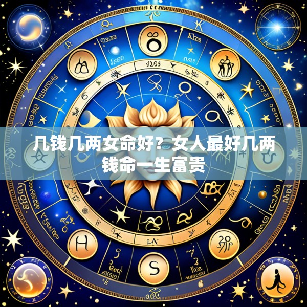 几钱几两女命好?女人最好几两钱命一生富贵