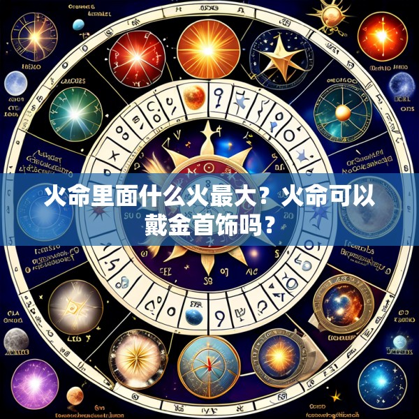 火命里面什么火最大？火命可以戴金首饰吗？