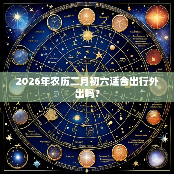 2026年农历二月初六适合出行外出吗?