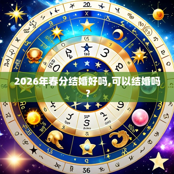 2026年春分结婚好吗,可以结婚吗?
