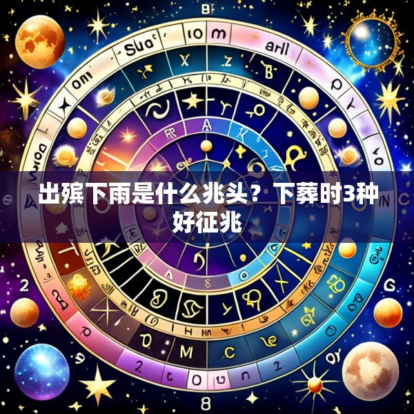 出殡下雨是什么兆头？下葬时3种好征兆