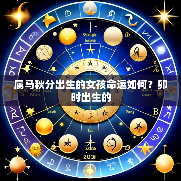 属马秋分出生的女孩命运如何？卯时出生的