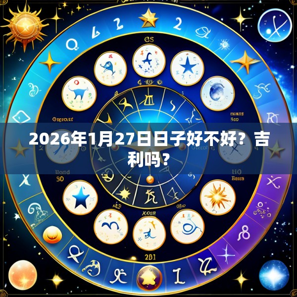 2026年1月27日日子好不好？吉利吗？