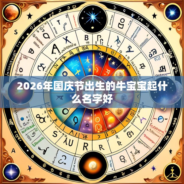 2026年国庆节出生的牛宝宝起什么名字好