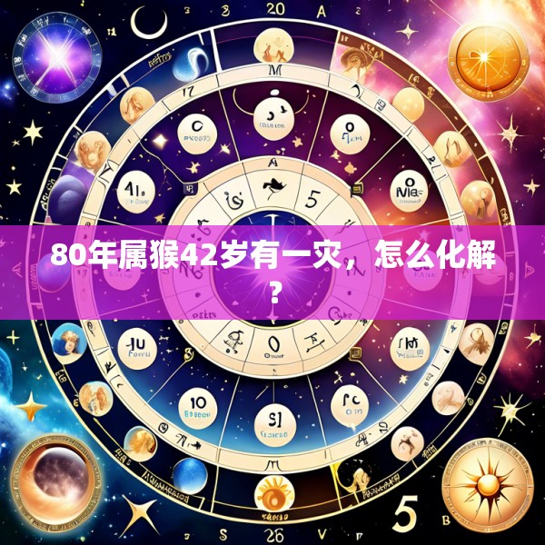 80年属猴42岁有一灾，怎么化解？
