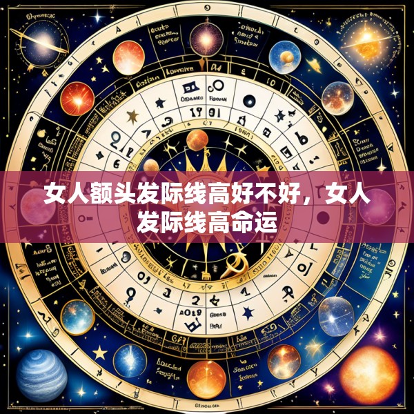 女人额头发际线高好不好，女人发际线高命运
