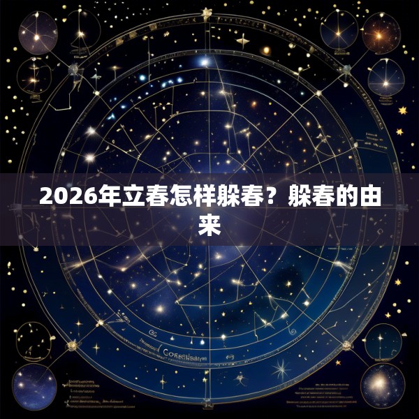 2026年立春怎样躲春？躲春的由来