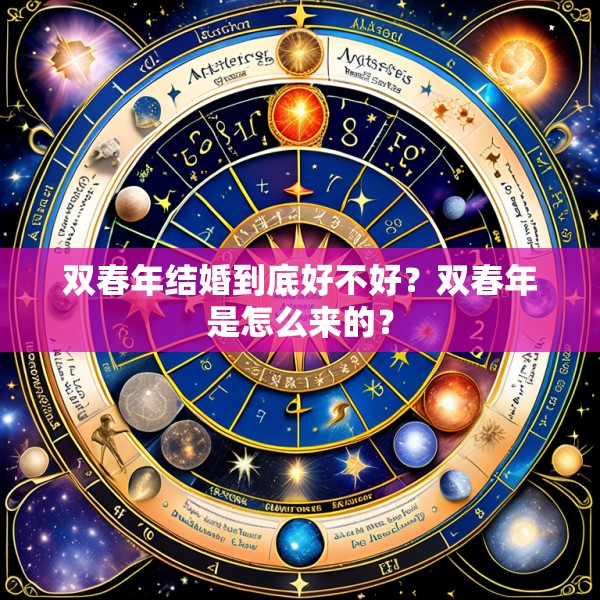 双春年结婚到底好不好?双春年是怎么来的?