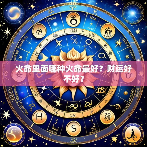火命里面哪种火命最好?财运好不好?