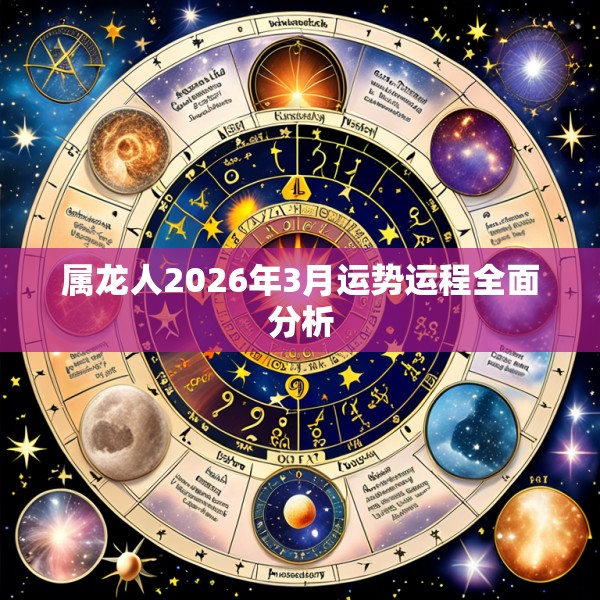 属龙人2026年3月运势运程全面分析