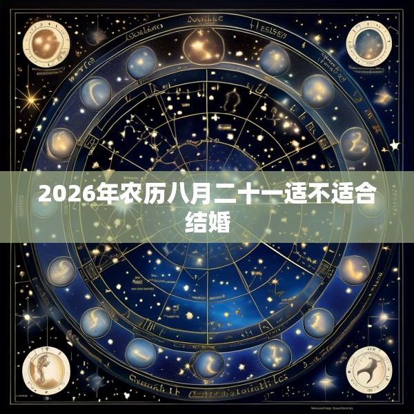 2026年农历八月二十一适不适合结婚