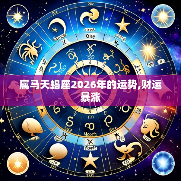 属马天蝎座2026年的运势,财运暴涨