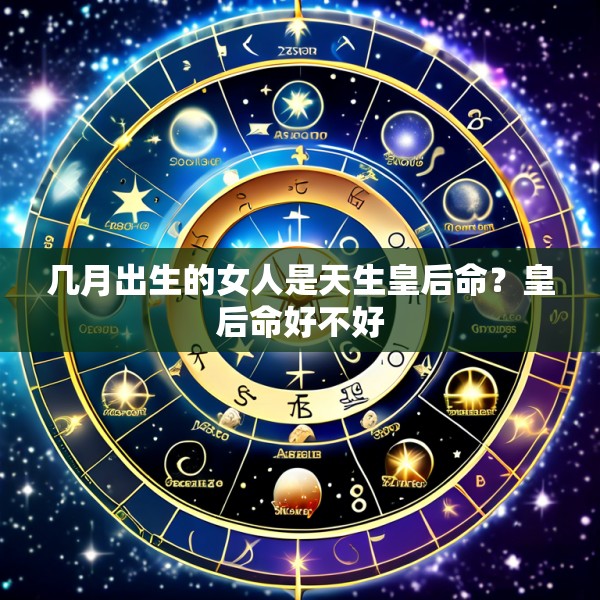 几月出生的女人是天生皇后命？皇后命好不好