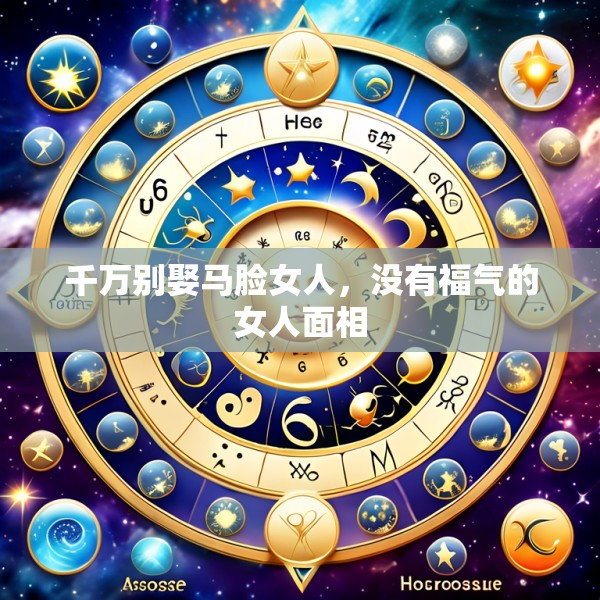 千万别娶马脸女人,没有福气的女人面相