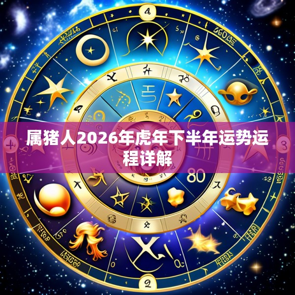 属猪人2026年虎年下半年运势运程详解