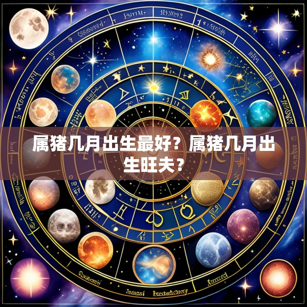 属猪几月出生最好？属猪几月出生旺夫？