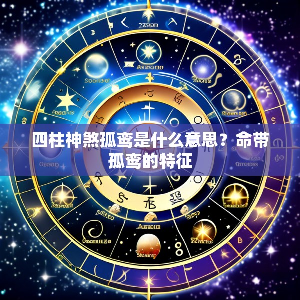 四柱神煞孤鸾是什么意思?命带孤鸾的特征