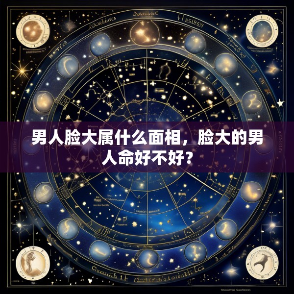 男人脸大属什么面相，脸大的男人命好不好？