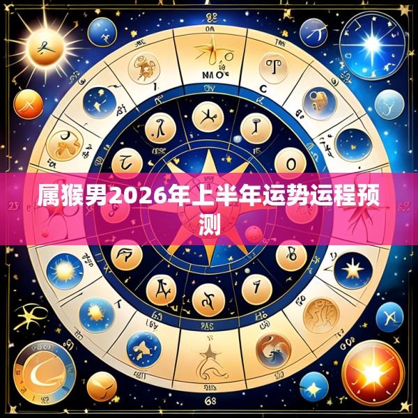 属猴男2026年上半年运势运程预测