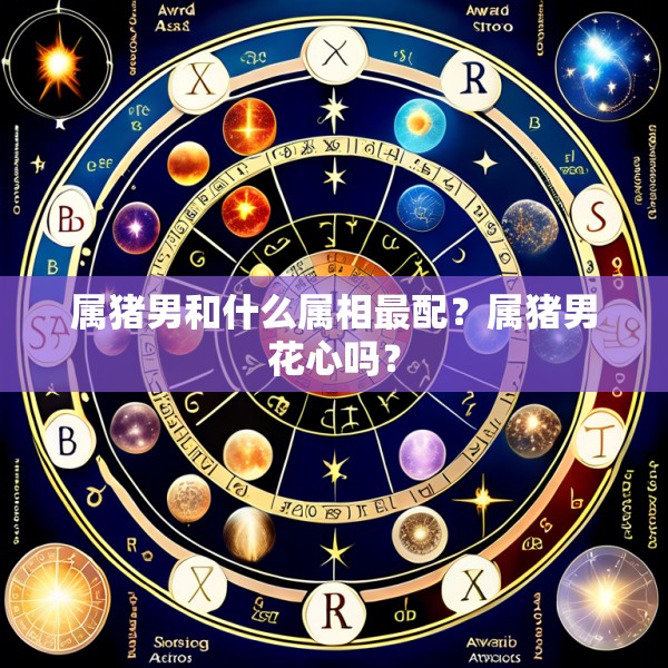 属猪男和什么属相最配?属猪男花心吗?