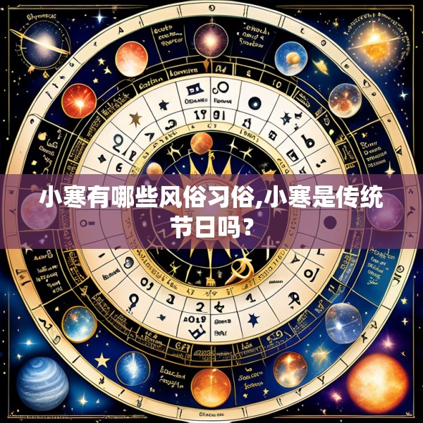 小寒有哪些风俗习俗,小寒是传统节日吗?