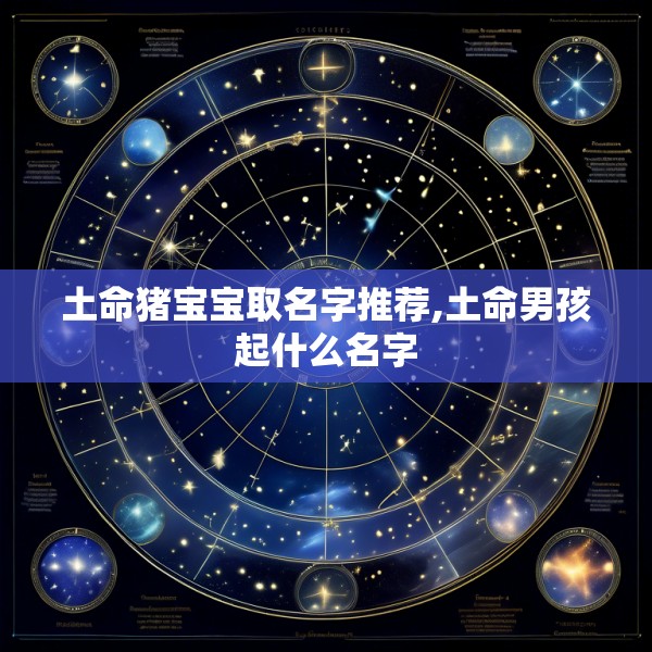 土命猪宝宝取名字推荐,土命男孩起什么名字