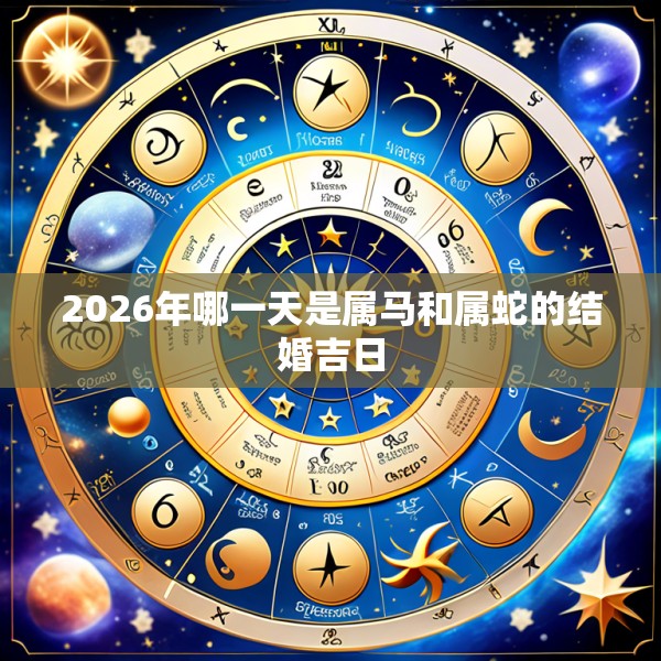 2026年哪一天是属马和属蛇的结婚吉日