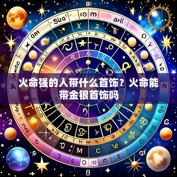 火命强的人带什么首饰？火命能带金银首饰吗