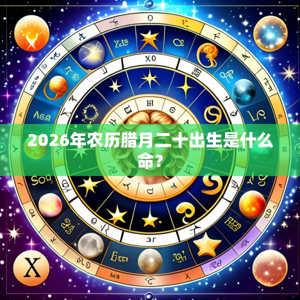 2026年农历腊月二十出生是什么命?