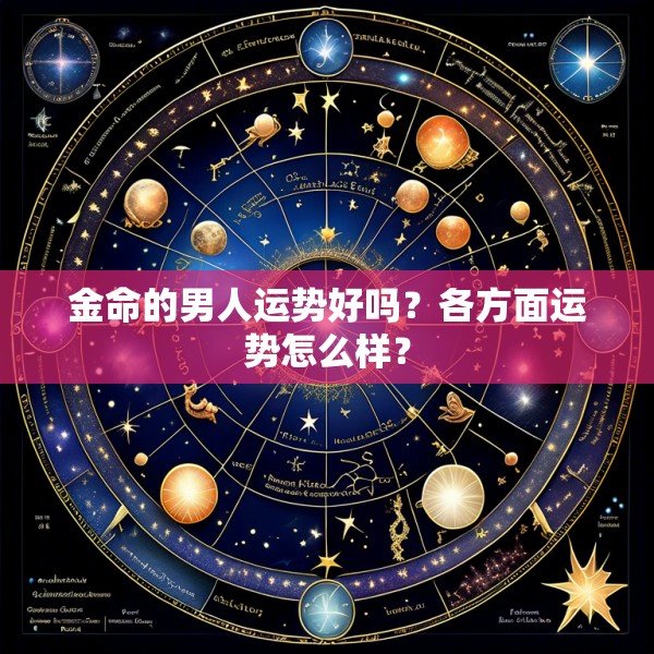 金命的男人运势好吗?各方面运势怎么样?