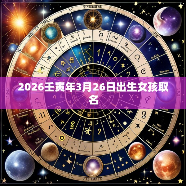 2026壬寅年3月26日出生女孩取名