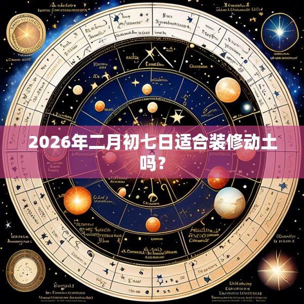 2026年二月初七日适合装修动土吗?