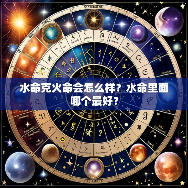 水命克火命会怎么样？水命里面哪个最好？