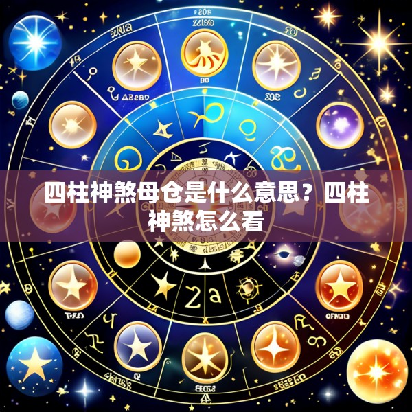 四柱神煞母仓是什么意思?四柱神煞怎么看
