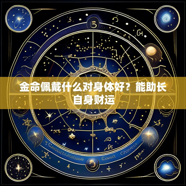 金命佩戴什么对身体好？能助长自身财运