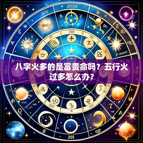 八字火多的是富贵命吗？五行火过多怎么办？
