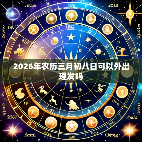 2026年农历三月初八日可以外出理发吗