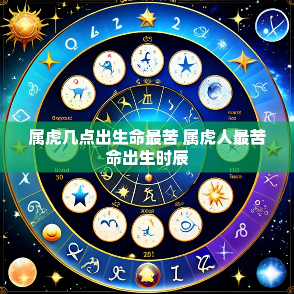 属虎几点出生命最苦 属虎人最苦命出生时辰