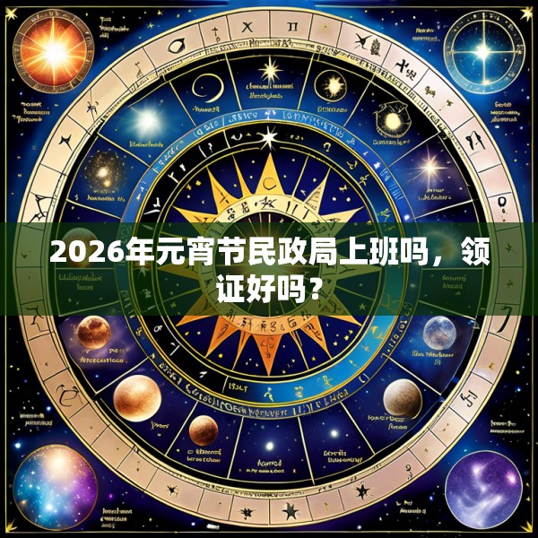 2026年元宵节民政局上班吗,领证好吗?