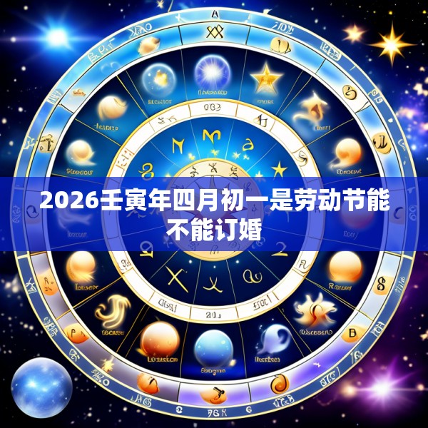 2026壬寅年四月初一是劳动节能不能订婚