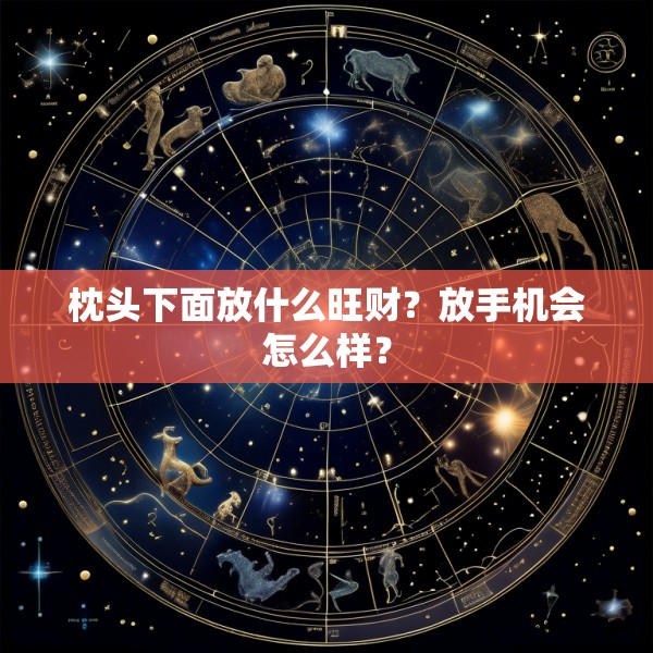 枕头下面放什么旺财？放手机会怎么样？