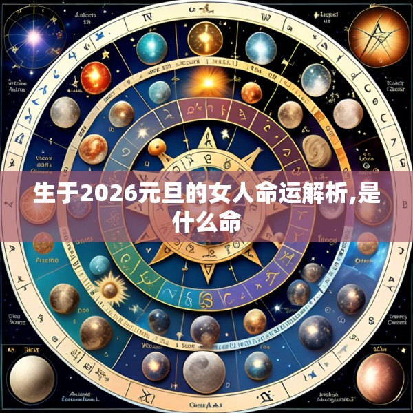 生于2026元旦的女人命运解析,是什么命