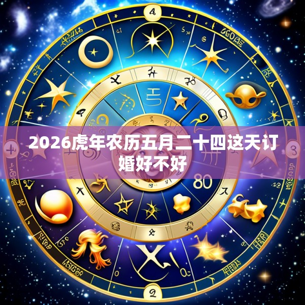 2026虎年农历五月二十四这天订婚好不好