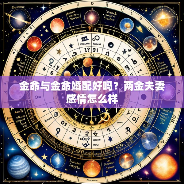 金命与金命婚配好吗？两金夫妻感情怎么样