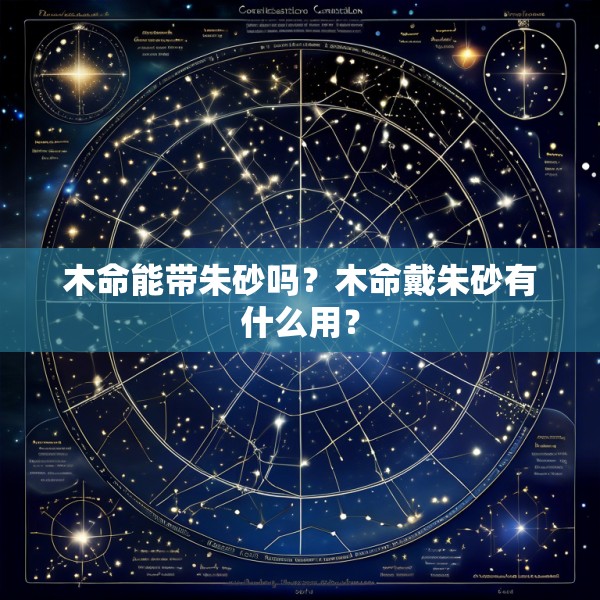 木命能带朱砂吗?木命戴朱砂有什么用?