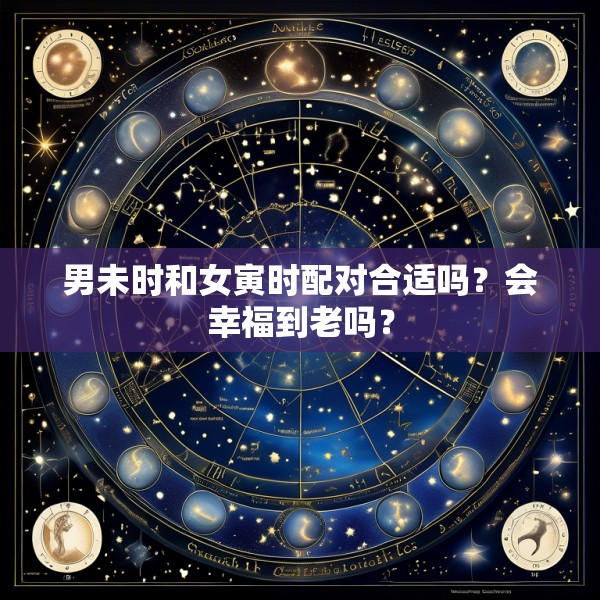 男未时和女寅时配对合适吗?会幸福到老吗?