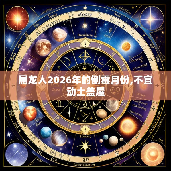 属龙人2026年的倒霉月份,不宜动土盖屋