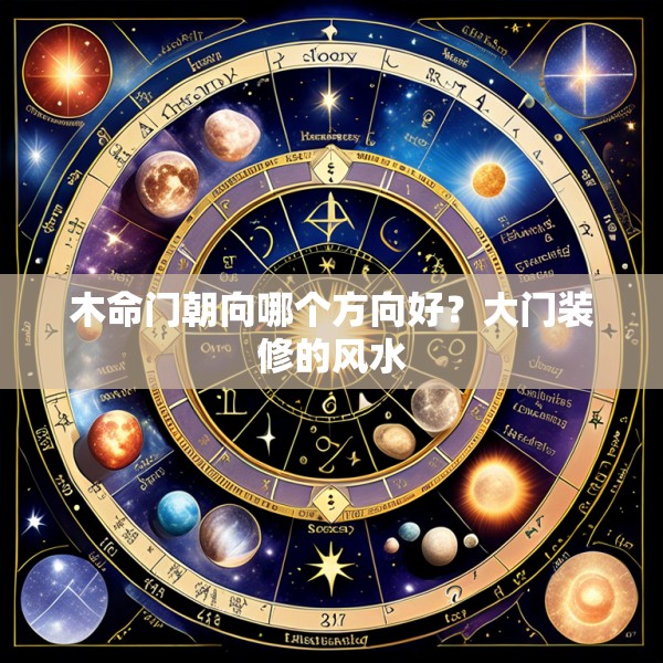 木命门朝向哪个方向好？大门装修的风水