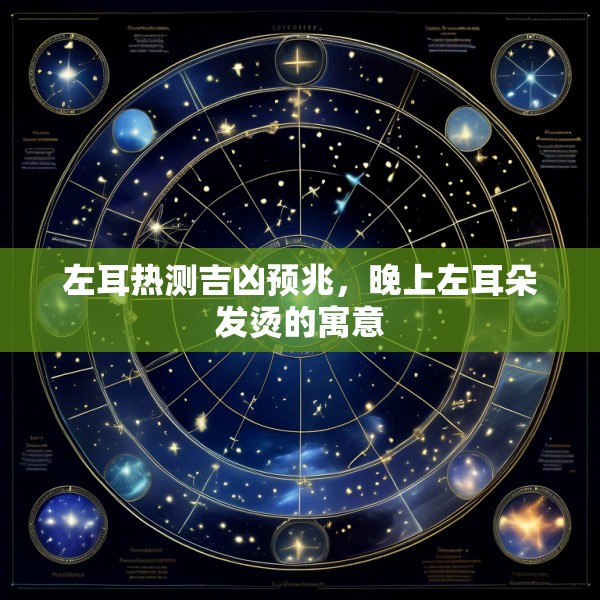 左耳热测吉凶预兆，晚上左耳朵发烫的寓意