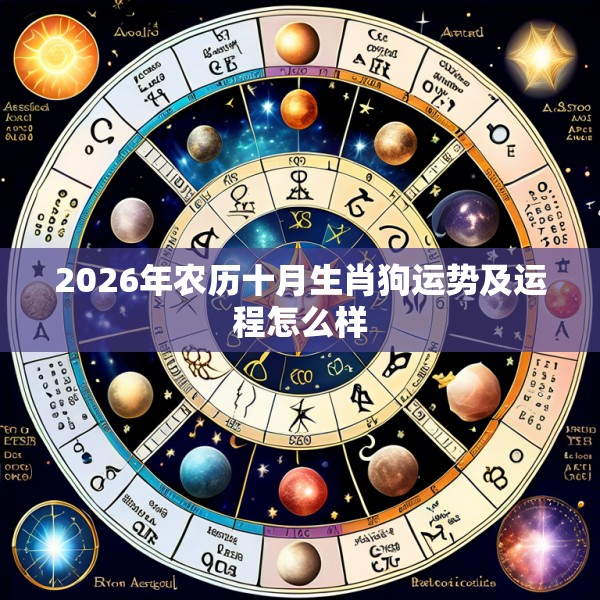 2026年农历十月生肖狗运势及运程怎么样